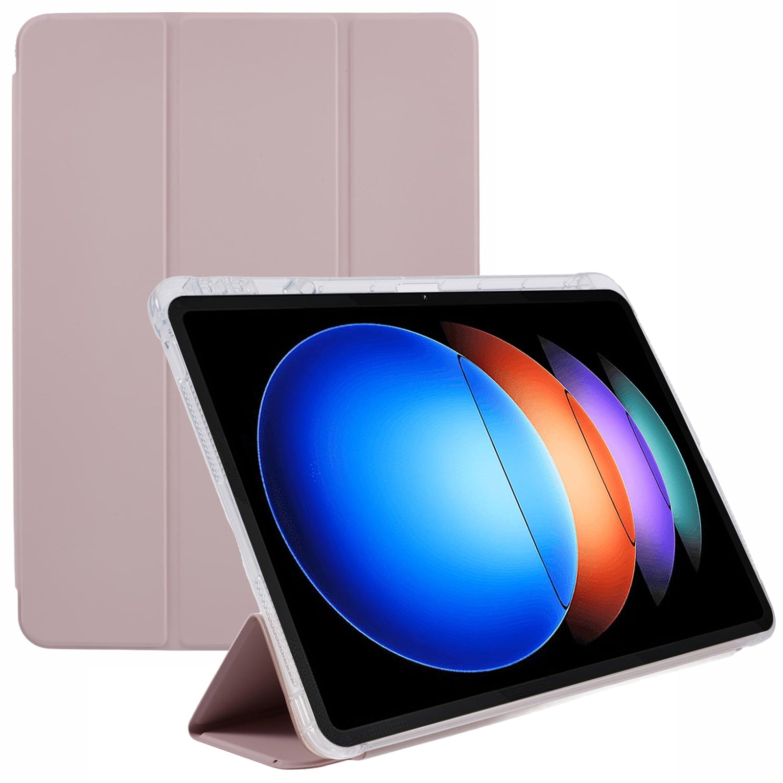 For Xiaomi Pad 6S Pro 12.4 Case Tri-fold Stand Leather Tablet Cover with Pen Slot For Xiaomi Pad 6S Pro 12.4 Case Tri-fold Stand Leather Tablet Cover with Pen Slot